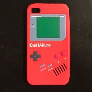 iPhone 7 Red Gameboy Case